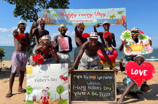 Greeting Video from Africa - Beach Boy