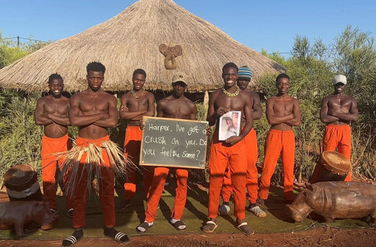 Greeting Video from Africa - Orange Pants