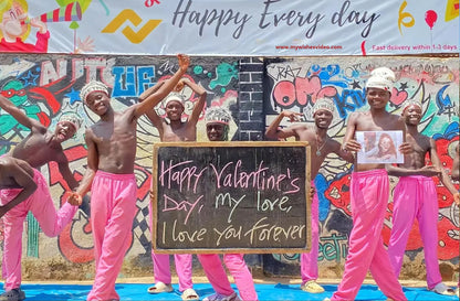 Greeting Video from Africa - Pink Pants