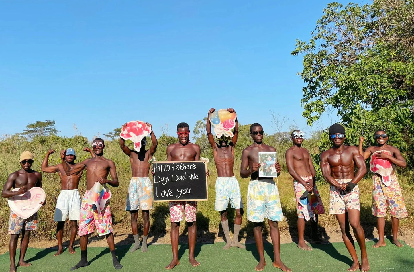 Greeting Video from Africa - Swimming Pants