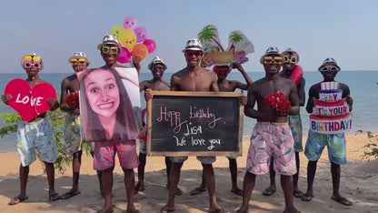 Greeting Video from Africa - Beach Boy
